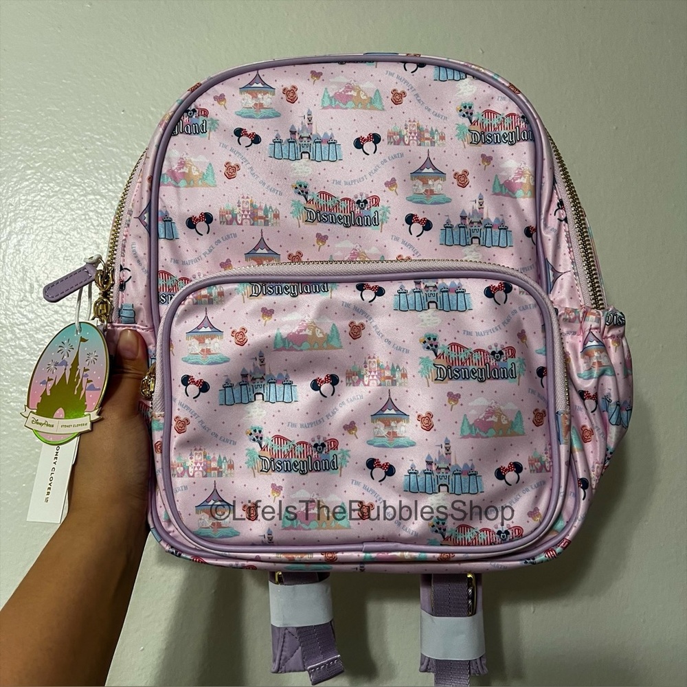 Disney - Stoney Clover Lane - Disneyland Parks Print - Mini Backpack